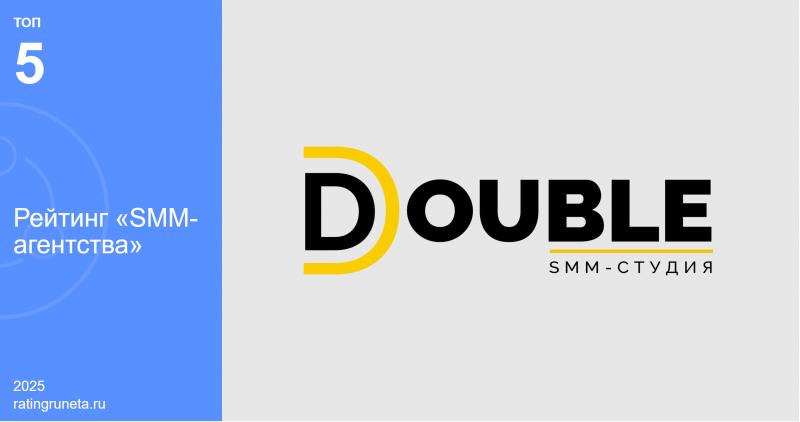 Рейтинг Рунета: DOUBLE подтверждает статус лидера SMM-рынка России